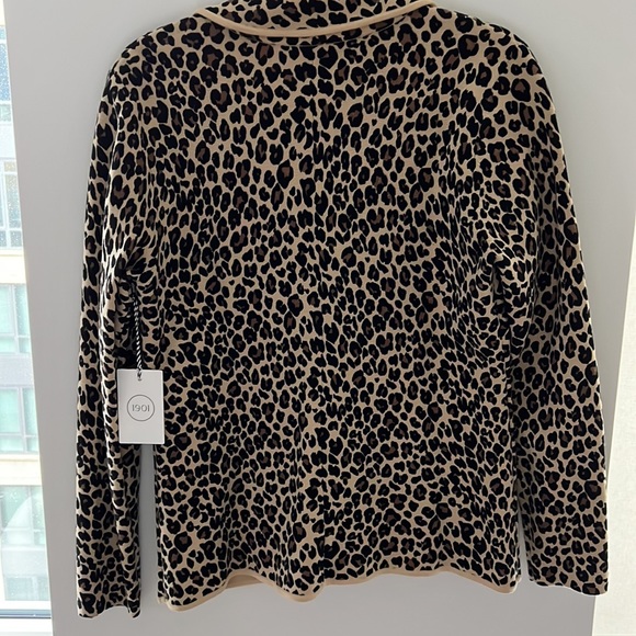 NWT Cheetah Print knit blazer, L - Picture 4 of 4